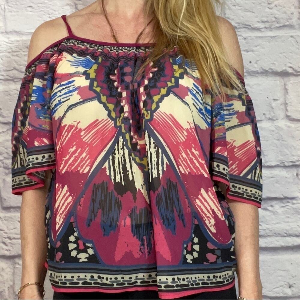 NWT Flying Tomato cold shoulder blouse
